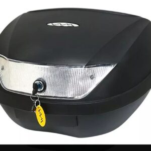Baúl vam 45 L, 2 cascos con soporte desmontable manual