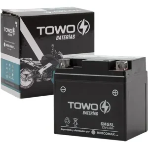 Batería Towo modelo ytx5-Lbs, medidas 12x7cm y 11cm de alto