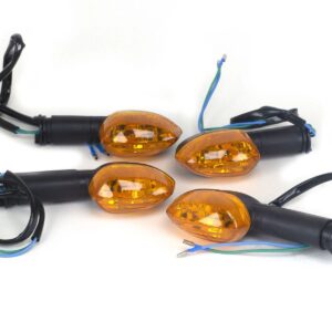 Faros de giro p/ Yamaha YBR 125 ( 4 piezas color naranja )