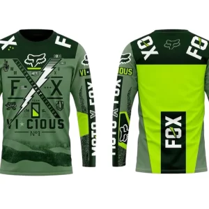 Remera jersey Fox ( verde )