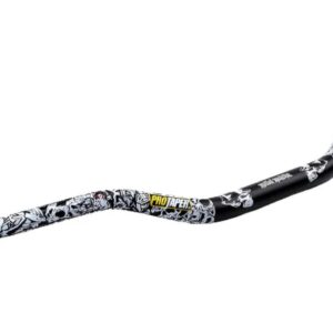Manubrio metal mulisha Protaper ( negro con blanco )