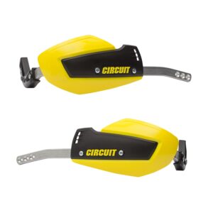 Cubre puños protector de manos Circuit Alloy (amarillo y negro)