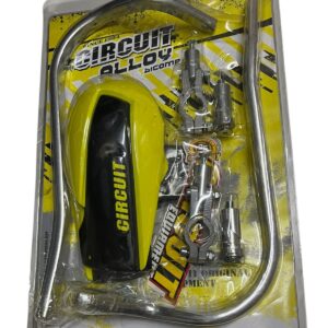 Cubre puños protector de manos Circuit Alloy (amarillo y negro)