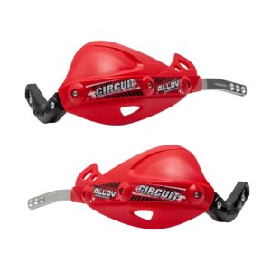 Cubre puños protector de manos Circuit Alloy (rojo)