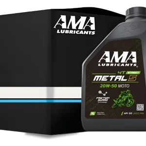 Aceite Ama Metal 5 mineral 20w 50 4T Street (Pack x12 unidades)