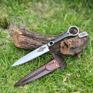 Cuchillo motero biela ( hoja de acero inoxidable - 17cm)