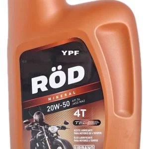 Aceite YPF Rod 4T 20W-50 mineral ( 1L )