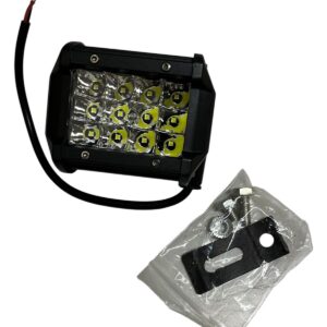 Faro rectangular new led bar (12 led - 3 rows)