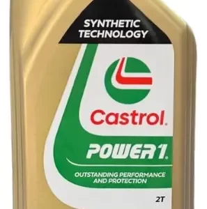 Aceite mescla Castrol Power 1 Para Moto 2 Tiempos X 1 Litro