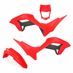 KIT PLAST HONDA XR 150 HONDA ROJO -BIKER