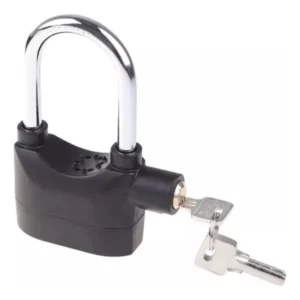Candado con alarma aro largo Moto Bici Porton Traba U 110 Db