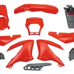 Kit de plásticos Biker para Honda Tornado 150 (Rojo)