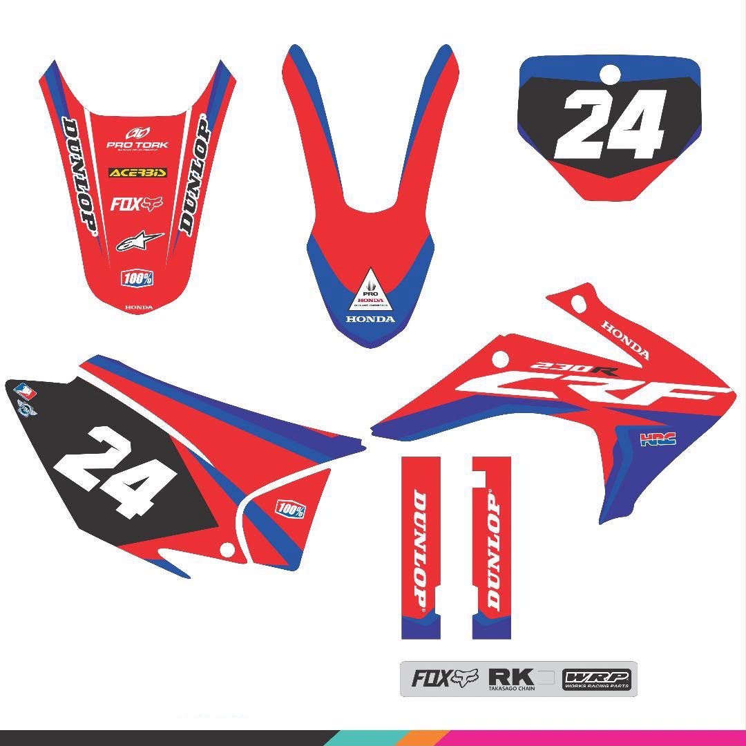 Grafica Honda Tornado Modelo 6