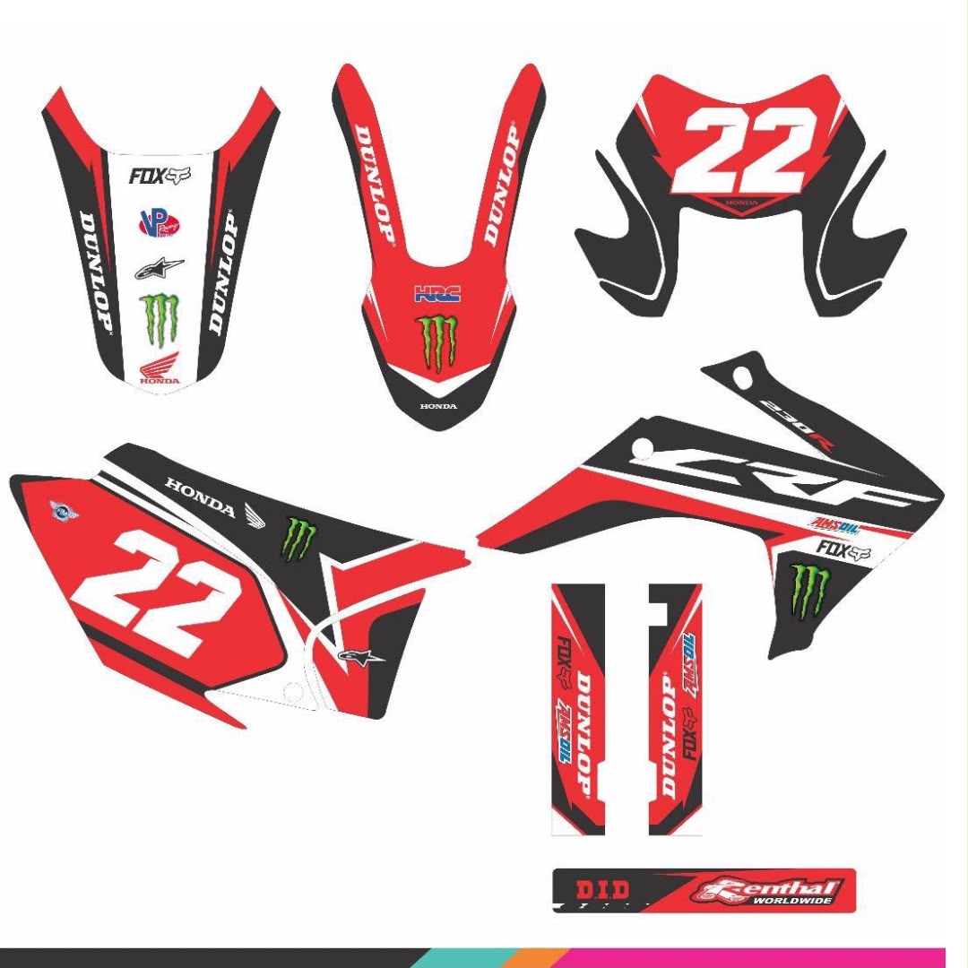 Grafica Honda Tornado Modelo 8